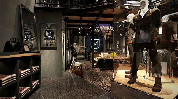 鄭州潮牌男裝專賣店裝修設(shè)計(jì)案例