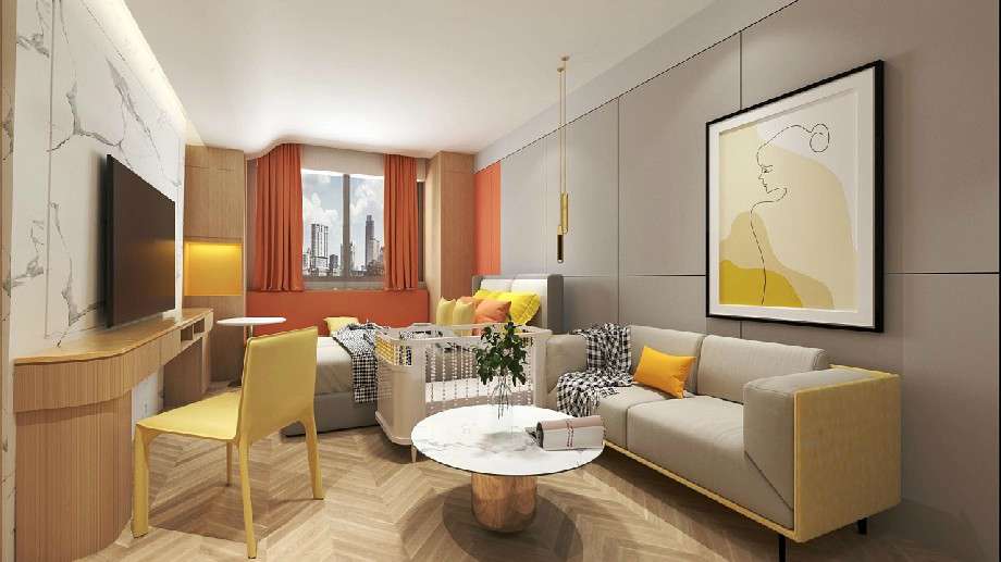 1200平米產(chǎn)后月子護理中心裝修效果圖