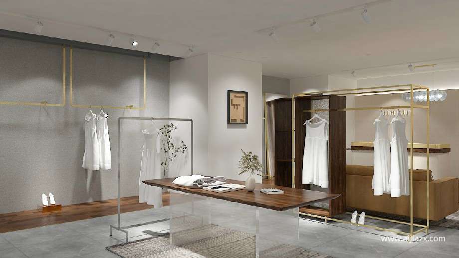 女裝店室內(nèi)設(shè)計效果圖
