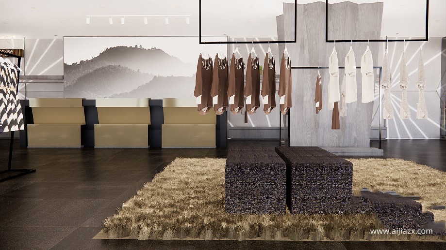 中牟商場品牌服裝店裝修設(shè)計(jì)效果圖