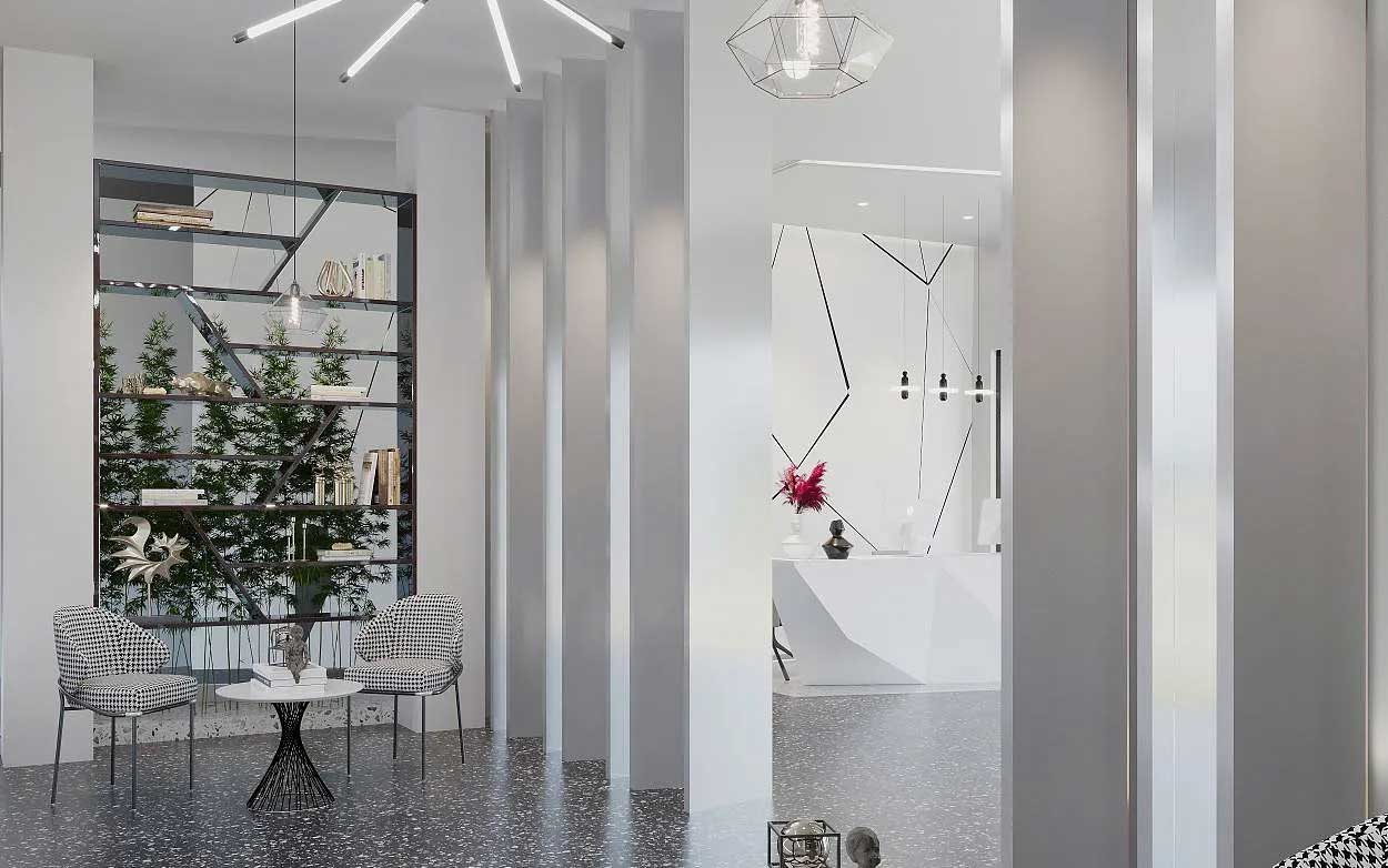 小型辦公空間設(shè)計-鄭州辦公室裝修設(shè)計效果圖