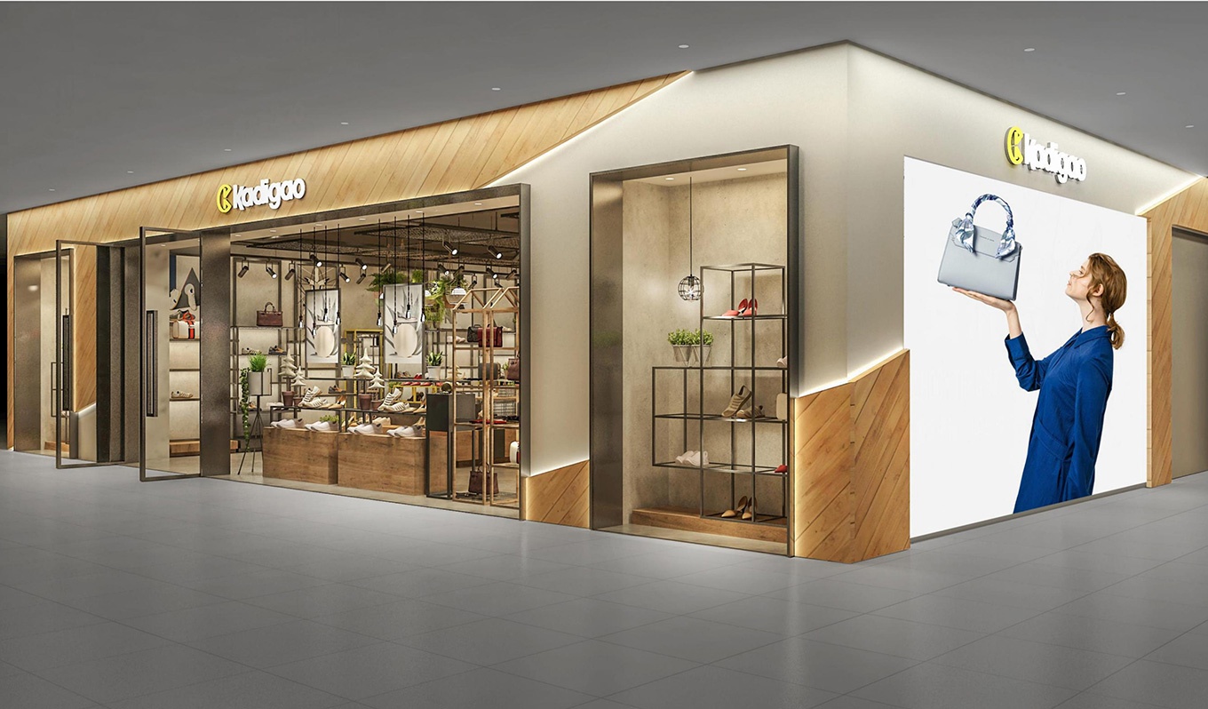 120平米女鞋專賣店設計效果圖