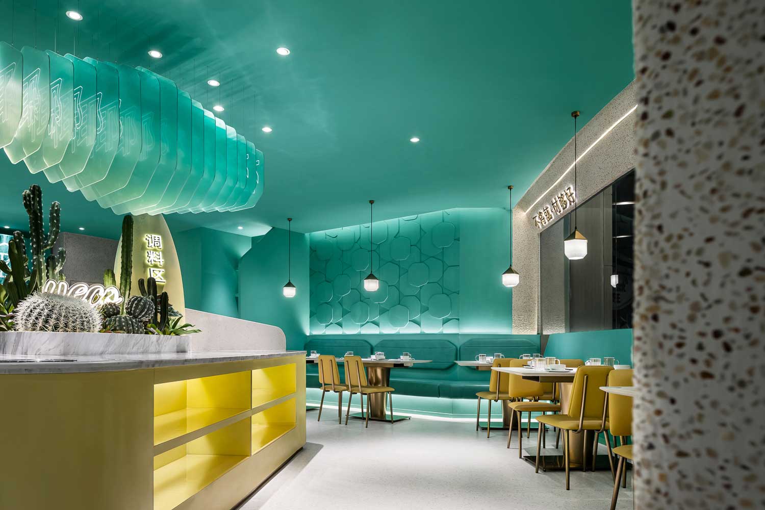 210平米特色餐廳設計裝修效果圖