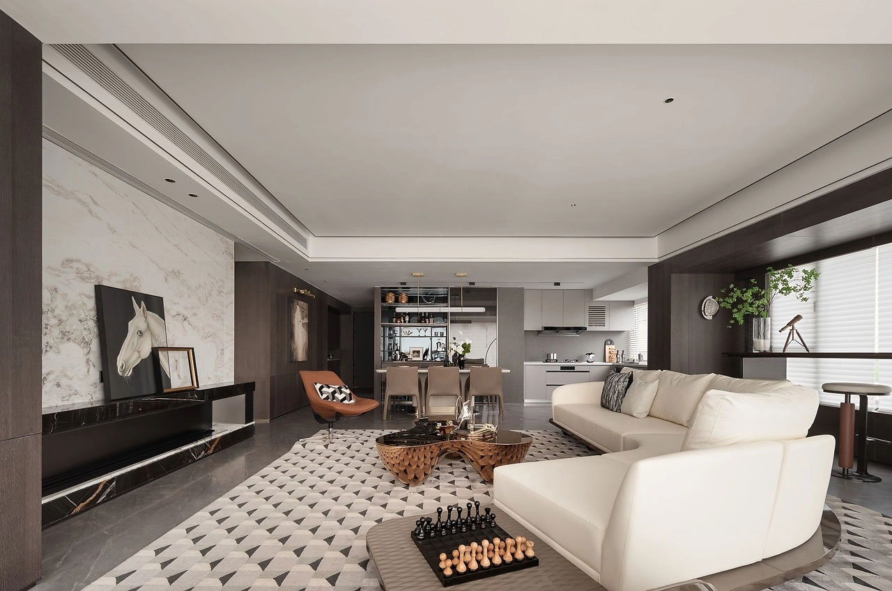 144平米美盛教育港灣家裝設計裝修效果圖