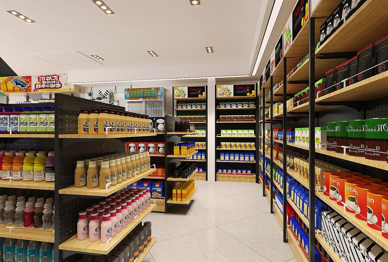 42平米鄭州超市裝修設(shè)計效果圖
