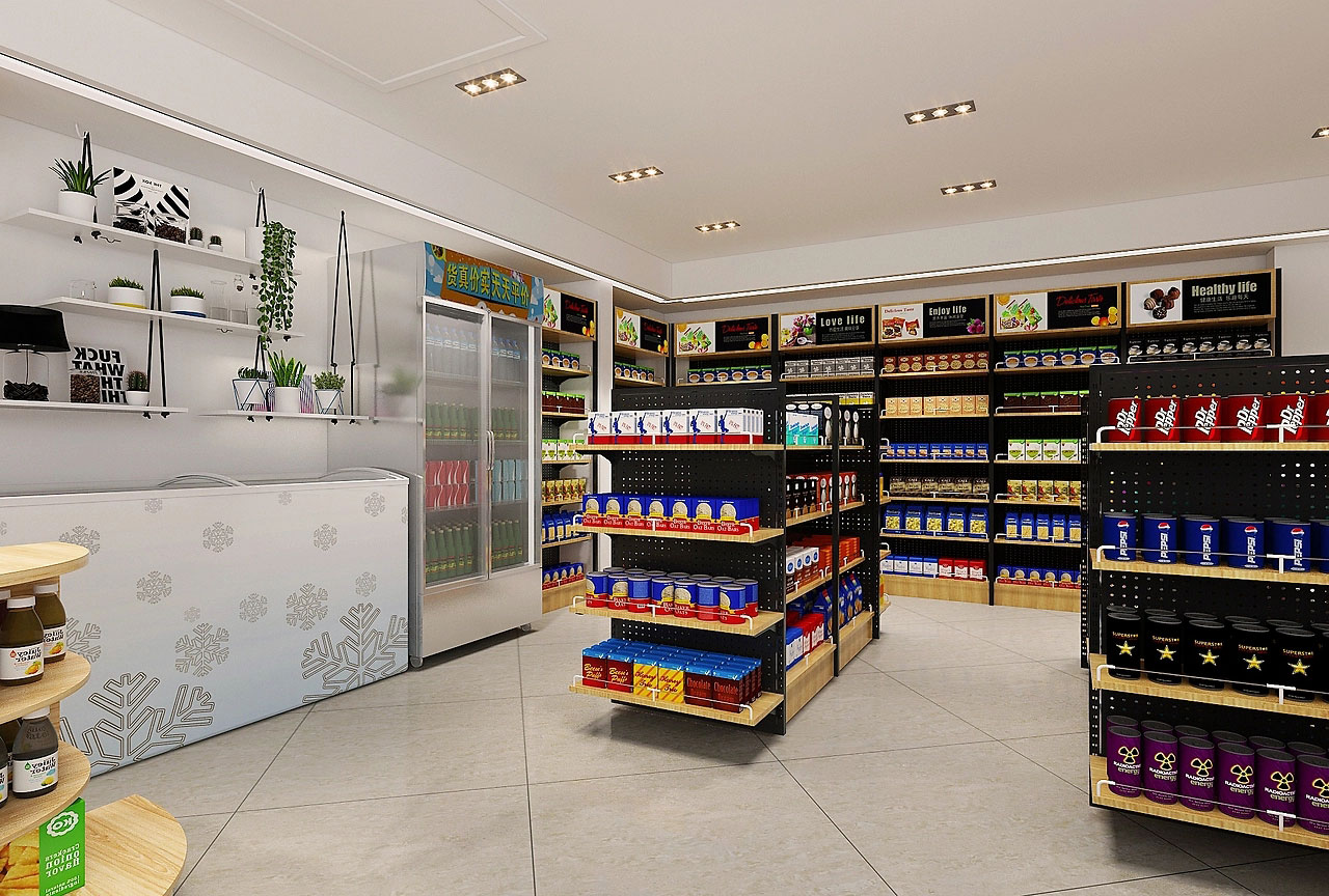 42平米鄭州超市裝修設(shè)計效果圖