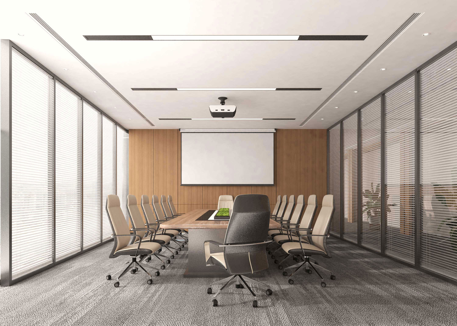 435平米鄭州辦公室裝修設(shè)計(jì)效果圖