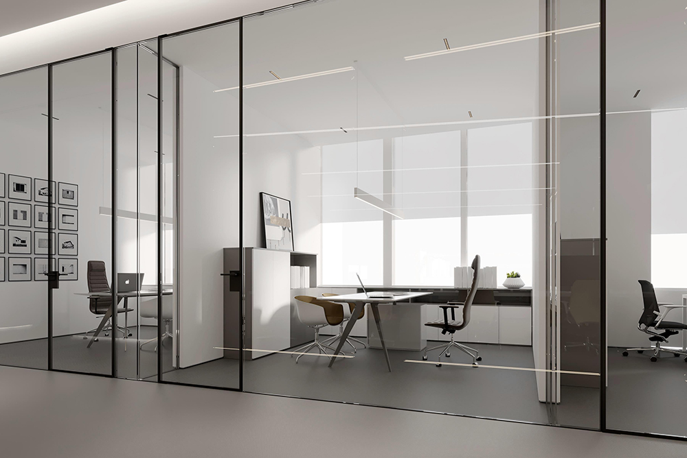 2100平米新鄭企業(yè)辦公樓設計效果圖