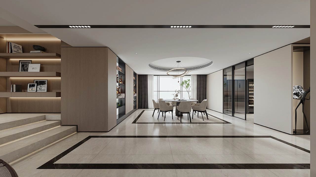 143平米鄭州二手房裝修設(shè)計效果圖