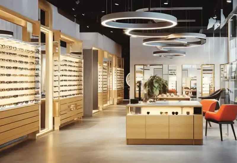 鄭州眼鏡店裝修:專業驗光區與時尚鏡框展示的平衡方案