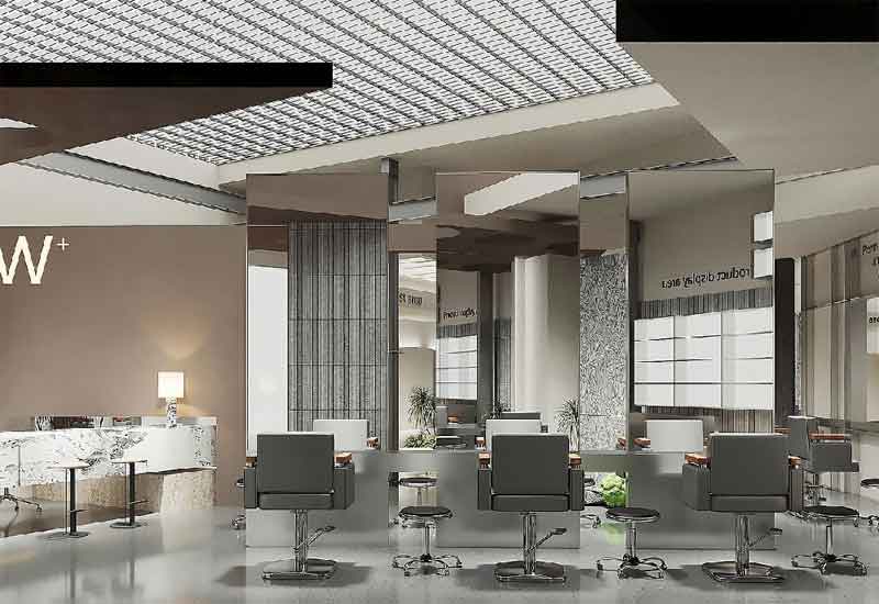 鄭州理發(fā)店裝修設(shè)計:潮流風(fēng)格與理發(fā)工位動線優(yōu)化