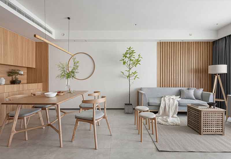 鄭州舊房改造案例:老房餐廳的餐邊柜設計與收納