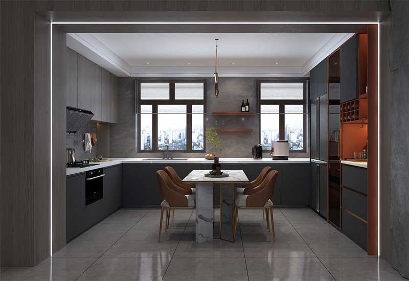 鄭州家裝設計:廚房動線混亂?3招優化"黃金三角"操作區