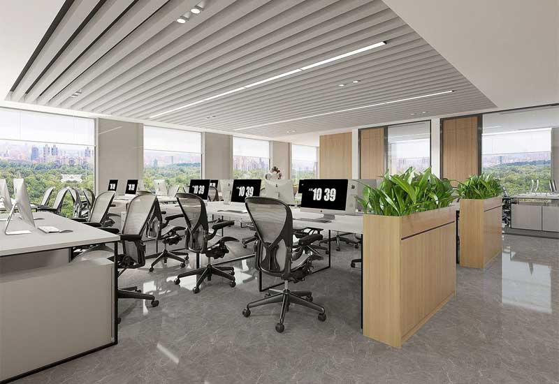 鄭州100㎡標準辦公室施工報價:常規布局及基礎材料成本