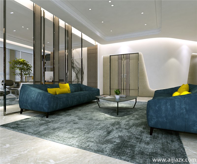 鄭州辦公室裝修設(shè)計,室內(nèi)空間裝修的層次感